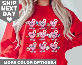 Love Nurse Valentine's Day Shirt, Love Nurse Valentines Day Sweatshirt Hoodie, Nurse Valentine Gift Sweatshirt, Cute Nurse Valentines Day