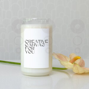 Candle Mockup | Label Template For Candle | Print On Demand | Custom Photo