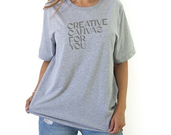 Bella Canvas 3001 Mockup: Athletic Heather Gray T-Shirt (JPG)