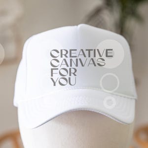 Otto Cap Trucker Hat Mockup White Hat Mock Beach Hat Trucker Hat Cap Mockup Baseball Cap Mockup Mesh Cap Mockup