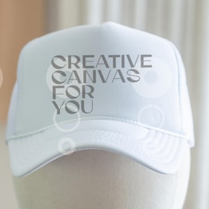 Foam Trucker Hat Mockup, Otto Cap Mock up, White Baseball Hat Mockup, Mesh Trucker Cap Mockup
