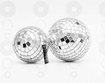Disco Ball Lash Extension Photo – Glam Salon Branding Images, Wall Art