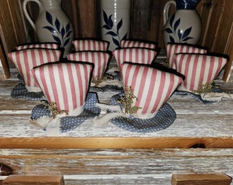 Patriotic hat bowl fillers