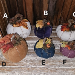 Fabric Pumpkins