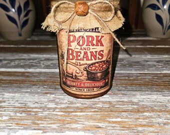 Prim can of pork and beans