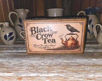 Primitive pantry Tea box