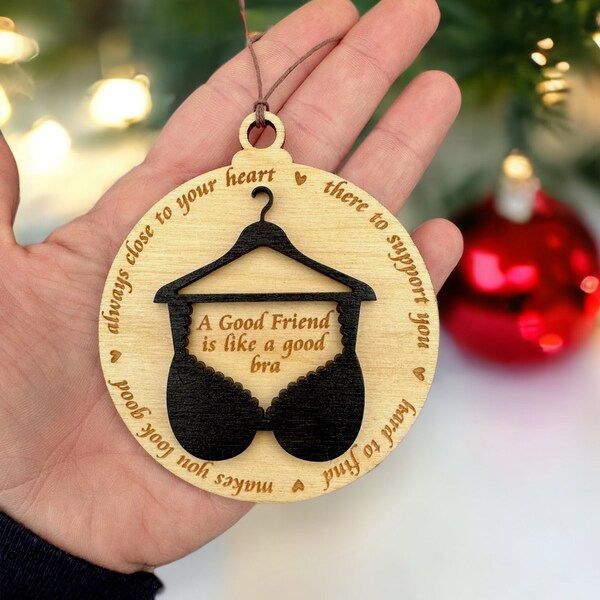 Funny Best Friend Ornament Etsy