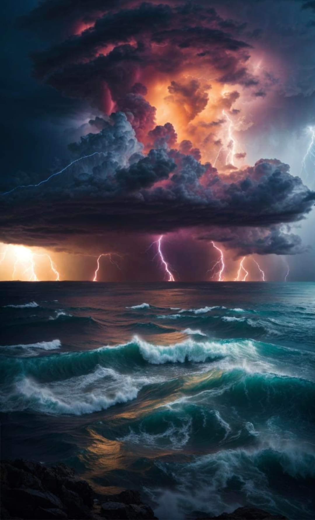 Beautiful Lightning Art, Wall Art, Lightning, Photography, Digital Print, Downloadable Etsy