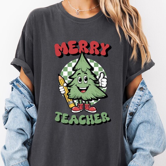 Teacher Xmas Shirt Teacher Xmas Gift,Xmas Teacher Shirt Merry Christmas Tee, Teacher Santa Shirt Xmas Coffee Teacher, Teacher Holiday Tee