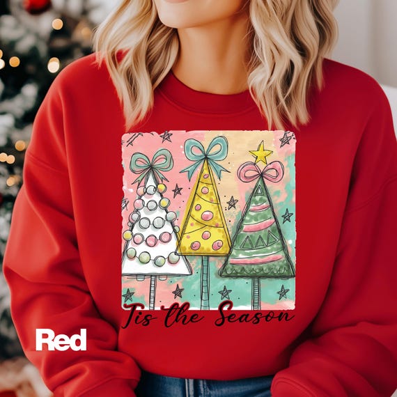 Festive Christmas Tree Sweatshirt: Holiday Season Gift