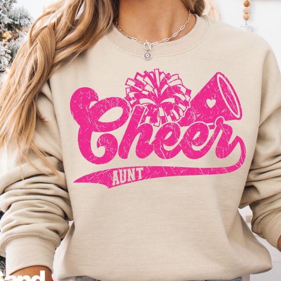 Cheer Aunt Sweatshirt: Funny Aunt Gift, Christmas Crewneck