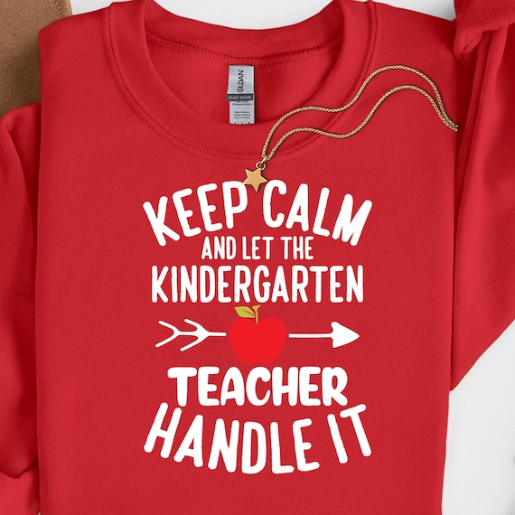 Funny Kindergarten Teacher Shirt, Rainbow sweatshirt for Educators, Teacher Gift