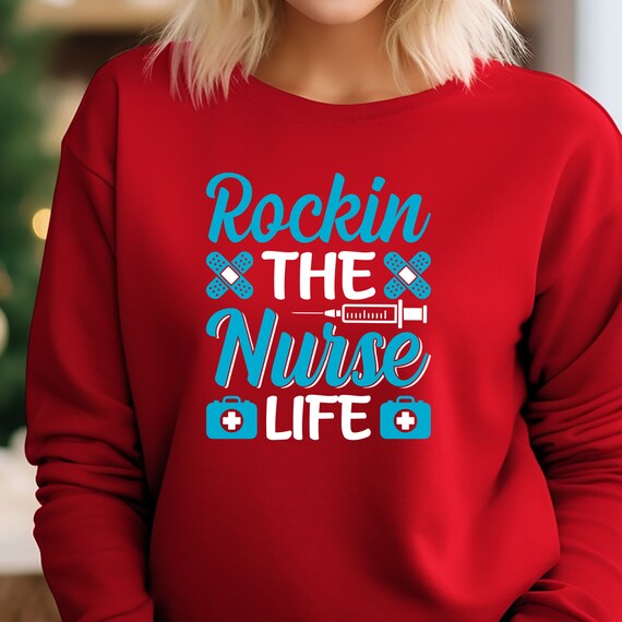 Rocking the Nurse Life Registered Nurse Nurse Graduate Er Nurse ShirtNursing Student Gift New Nurse Gift Future Nurse Gift Nurse School Gift