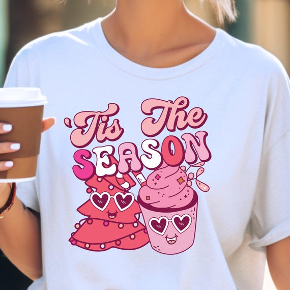 Pink Retro Mama Tee,  Thanksgiving Shirt,  Christmas Shirt,  Game Day Shirt, Cozy Season Shirt,  Christmas Family,  Christmas Gifts for Mama