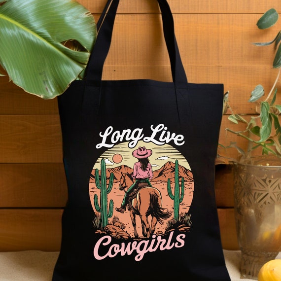 Cowgirl Tote Bag Western Tote Bag,Gift For Mom Mom Birthday Gift,New Mom Gift Cowgirl Mom Gift,Mom Stuff BagTote Bag For Mom,Gift for her