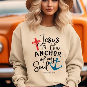Religious Sweatshirt Christian Sweatshirt Faith Sweatshirt Jesus Sweatshirt, Christian Apparel Verse of Bible Shirt Gift For Christian Mom