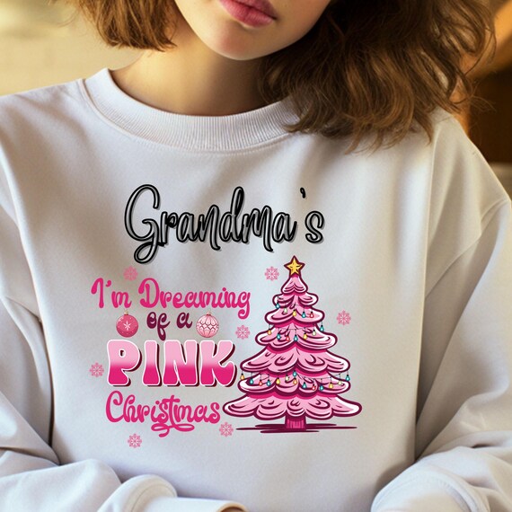 Grandma Xmas Gift For Grandma,  Grandma Xmas Pink  Shirt, Xmas Grandma Gift,Xmas Granny shirt Grandma Coffee Christmas, shirt Grandma Girly