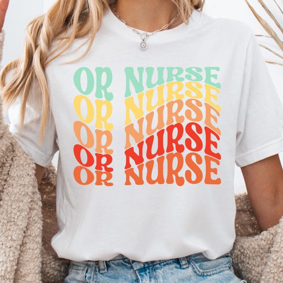Retro OR Nurse Shirt for Medical Professionals, Operating Room Tee, Gift for Nurses