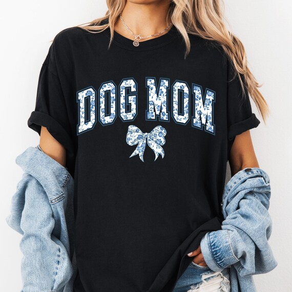 Dog Mom Toile University T-shirt, Gift for Dog Mom Tee, Comfort Color Shirt,Mom Dog Lover Top, Dog Lover Present