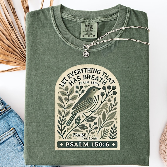 Uplifting Jesus Christian tee on Comfort Colors,Gift for Christian Mom or friend, perfect for expressing your faith with style and grace.