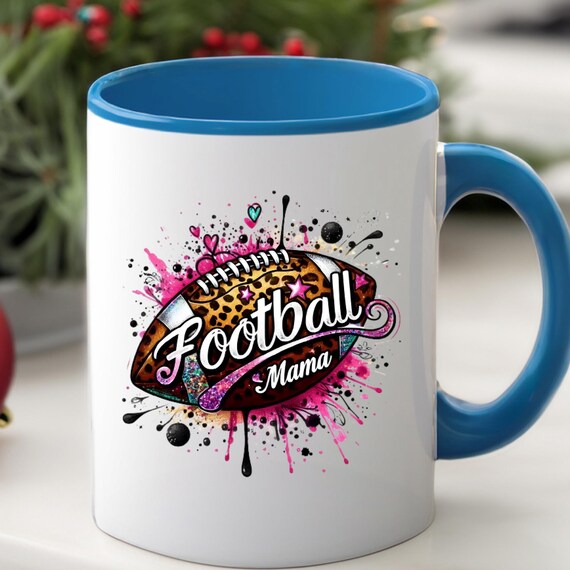 Football Mom Gift Football Coffee Mug,  Football Mom Cup Football Mama Mug,  Football Coffee Cup Coffee Mug For Mom,  Sport Mom Coffee Mug