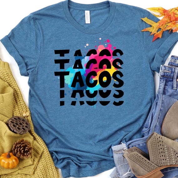 Taco Lover Shirt, Funny Tee for Foodies, Mexican Food Gift, Tacos T-Shirt, Taco Enthusiast Tee, Taco Shirt for Food Lovers, Shirt Gift