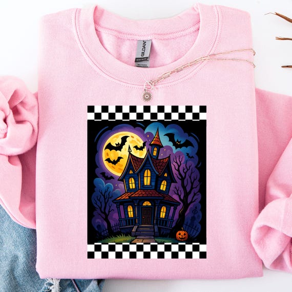 Haunted House Shirt, Spooky shirt for Halloween Fans, Horror Gift, Haunted Mansion Shirt, Halloween Shirt for Party, Shirt Gift