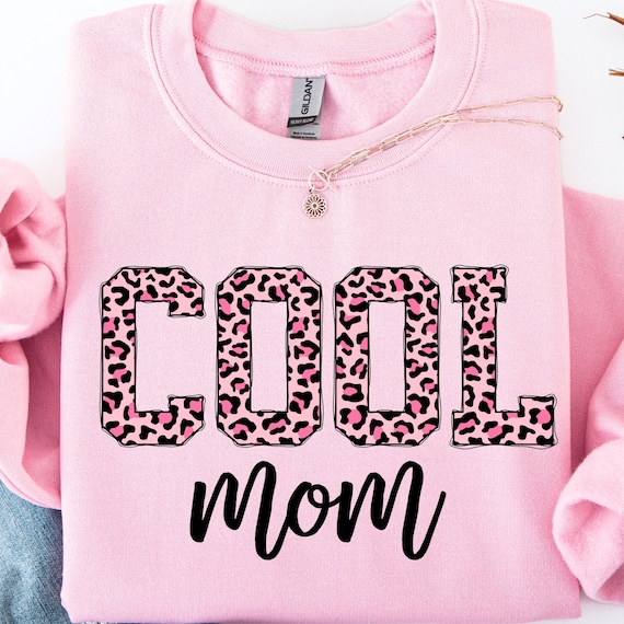 Cool Mom Shirt Leopard Print shirt for Trendy Moms, Stylish Mom Gift