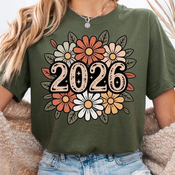 Graduation 2026 Shirt for Seniors, Floral Class of 2026 Shirt  Gift for Graduates