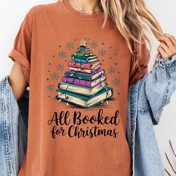 Christmas shirt Christmas tree book,Gift librarian Christmas books tree,Ugly shirt ,Gift for Book lover, Book tree,Cute Shirt teacher