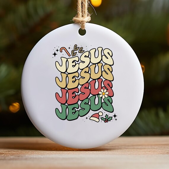 Christian Ornaments Religious Gift,Love Like Jesus Religious Ornaments,Christmas Nativity Jesus Ornament, Nativity Scene Jesus Is The Reason