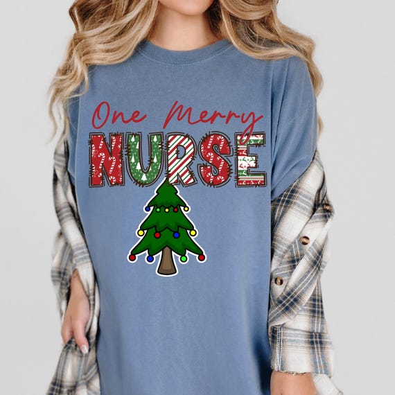 Nurse Christmas Gift Christmas Nurse Tee, Nurse Xmas Shirt Nurse Holiday Shirt,  Nurse Xmas tshirt Merry Xmas Nurse,  Rn Christmas Shirt