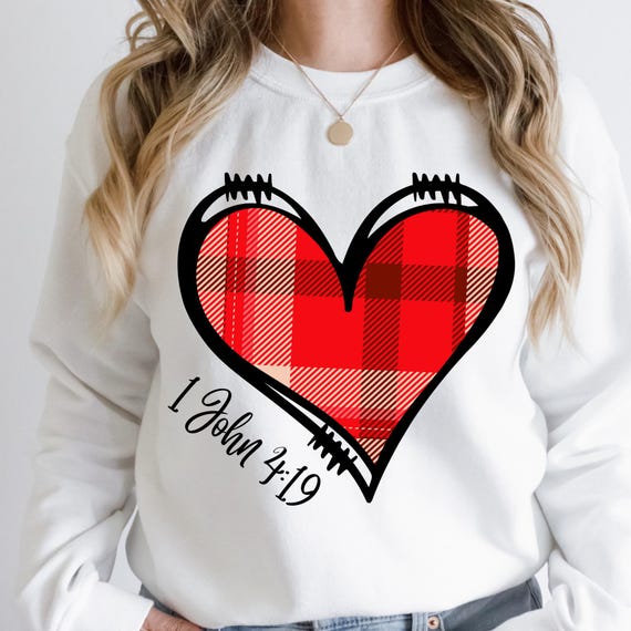 Christian Sweatshirt Christian Valentine,  Valentine Sweatshirt  Valentines Day Gift,  Heart Sweatshirt Gifts For Her,  Christian Gifts