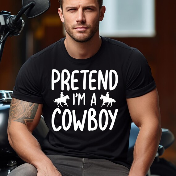 Funny Cowboy Dad T-shirt, Christmas Dad Gift -, Western Dad Shirt, Holiday Cowboy Top, Dad Birthday Present, Funny Family Shirt