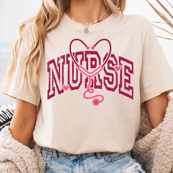 Nurse Retro Valentine Tee | University Style Nurse Valentine