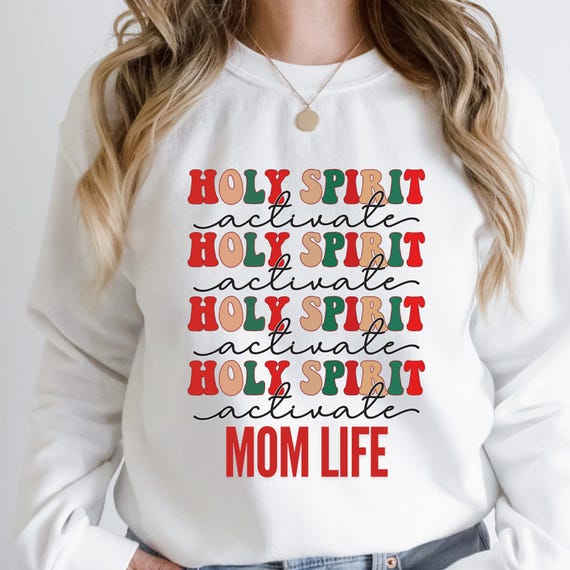 Religious Mom Life Sweatshirt ,Christian Mother Gift, Mom Xmas gift,Religious Mom shirt,Spiritual Gift for Mom, Mom Xmas shirt,Christian mom