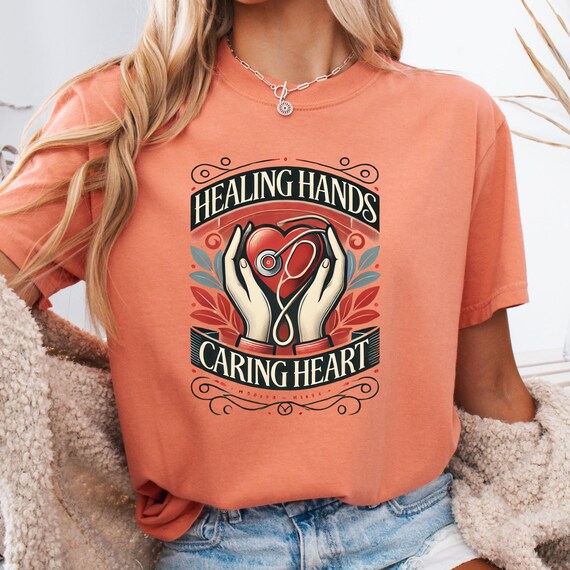 Retro Nursing Comfort Color T-Shirt, Retro Nurse Appreciation Gift Tee, Vintage Garment-Dyed Nurse Shirt
