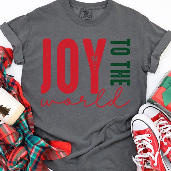 Joy to the World T-Shirt, Christmas Lovers Gift