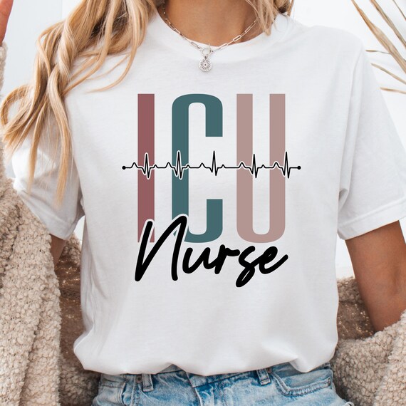 Retro ICU Nurse Shirt for Healthcare Workers, Medical Staff Tee, Gift for Nurses