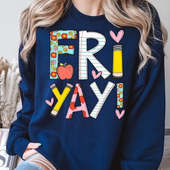 Friday Teacher Shirt, Friyay shirt for School Lovers, Fun Classroom Gift, Educator Shirt, Teacher Appreciation Shirt Gift