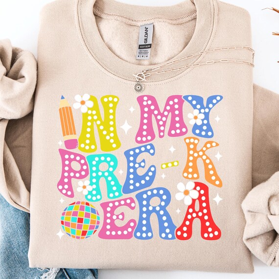 Pre-K Disco Sweatshirt: Teacher Appreciation Gift