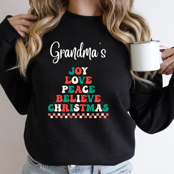 Grandma Christmas Grandma Sweatshirt,Gift For Grandma Christmas Sweatshirt,Christmas Grandma Shirt Grandma Xmas shirt,Nana Sweatshirt