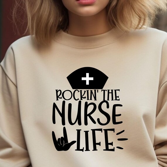 Rockin the  Nurse Life Shirt, Registered Nurse Nursing Student Gift, New Nurse Gift Nurse Graduate, Nurse Shirt Future Nurse Gift Shirt