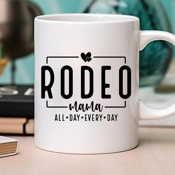 Coffee Mug For Rodeo Mama Western Coffee Mug, Rodeo Mama Mug Rodeo Mama Mug, Mug Gift For Mom Rodeo Mama Mug, Mama Coffee Cup Gift For Her