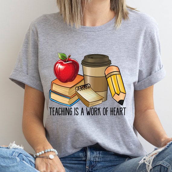Teacher Appreciation, Teach Love Inspire, Back To School Shirt, Teaching Is A Work, Kindergarten Teacher, Back To School, Elementary Teacher