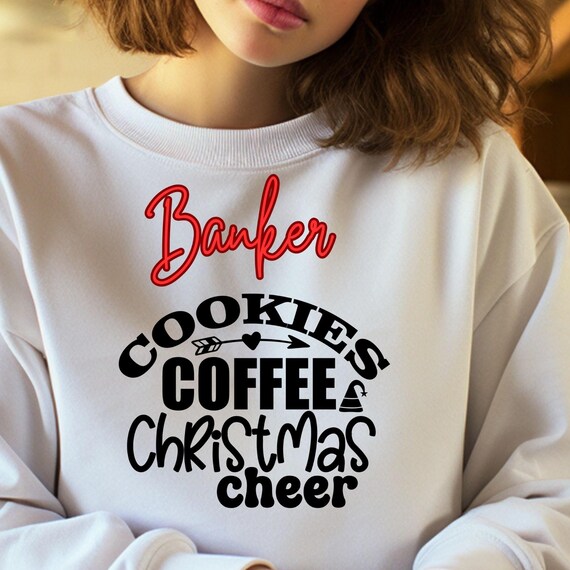 Christmas Banker shirt Christmas Sweatshirt  Christmas Gift, Christmas Sweater Merry Christmas Most Wonderful Time  Family Christmas shirt