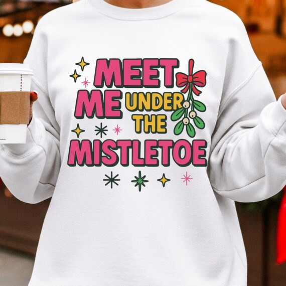 Meet Me Under the Mistletoe Gift, Holiday Party Shirt