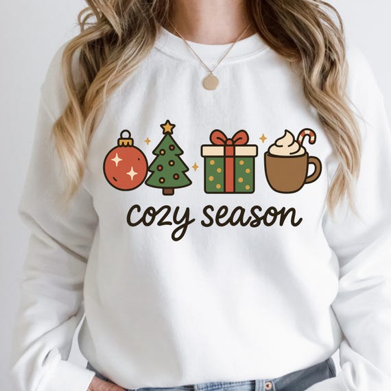 Cozy Season Shirt: Festive sweatshirt for Holiday Christmas Gift