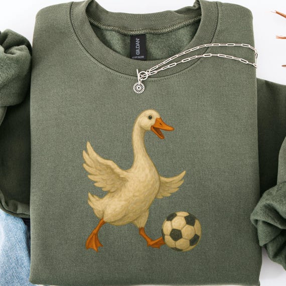Goose Soccer Sweatshirt, Funny Soccer Fan Gift
