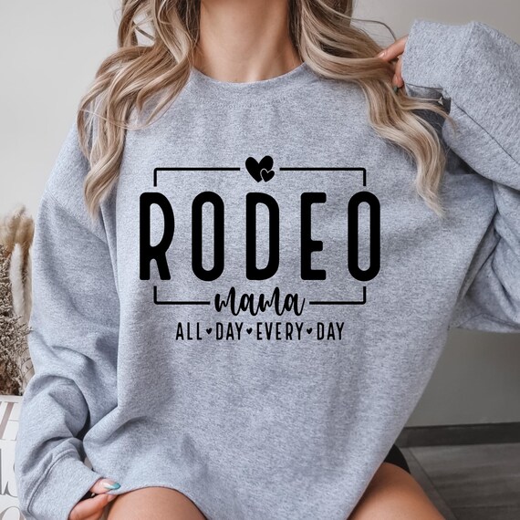 Rodeo Mama Western Sweatshirt,Cowgirl Sweatshirt Western Shirt,Cowgirl Shirt Cowgirl Gift,Mom rodeo Shirt Country Sweatshirt , Cowgirl Shirt